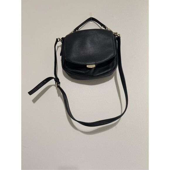 Kate Spade Black Mulberry Street Alecia Pebbled Leather Shoulder Crossbody Bag - Picture 2 of 10